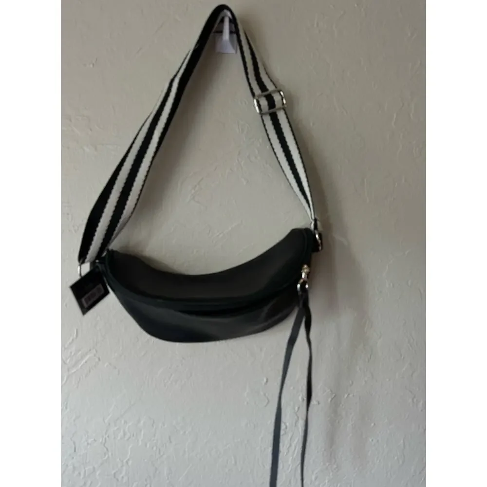 NWT Black Crossbody Sling / Belt Bag/ Fanny Pack with Adjustable Strap